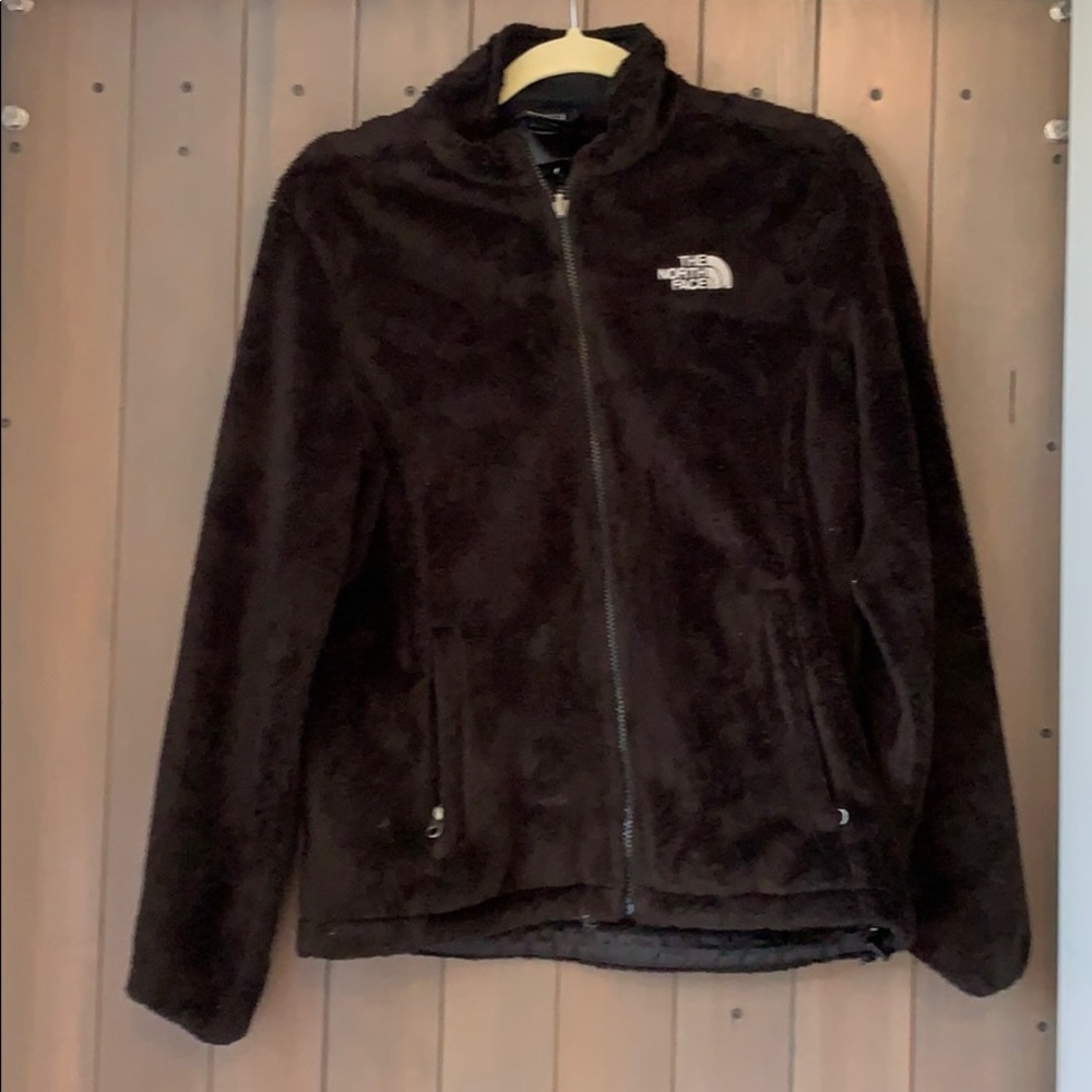 EUC Black North Face jacket fleece jacket